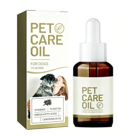 Dog Pet Care Oil With Lemon Balm Oil Fatty Acids, Joint & Muscle Relief Supplement Oil For Canine Mobility Support (Option: 1box)